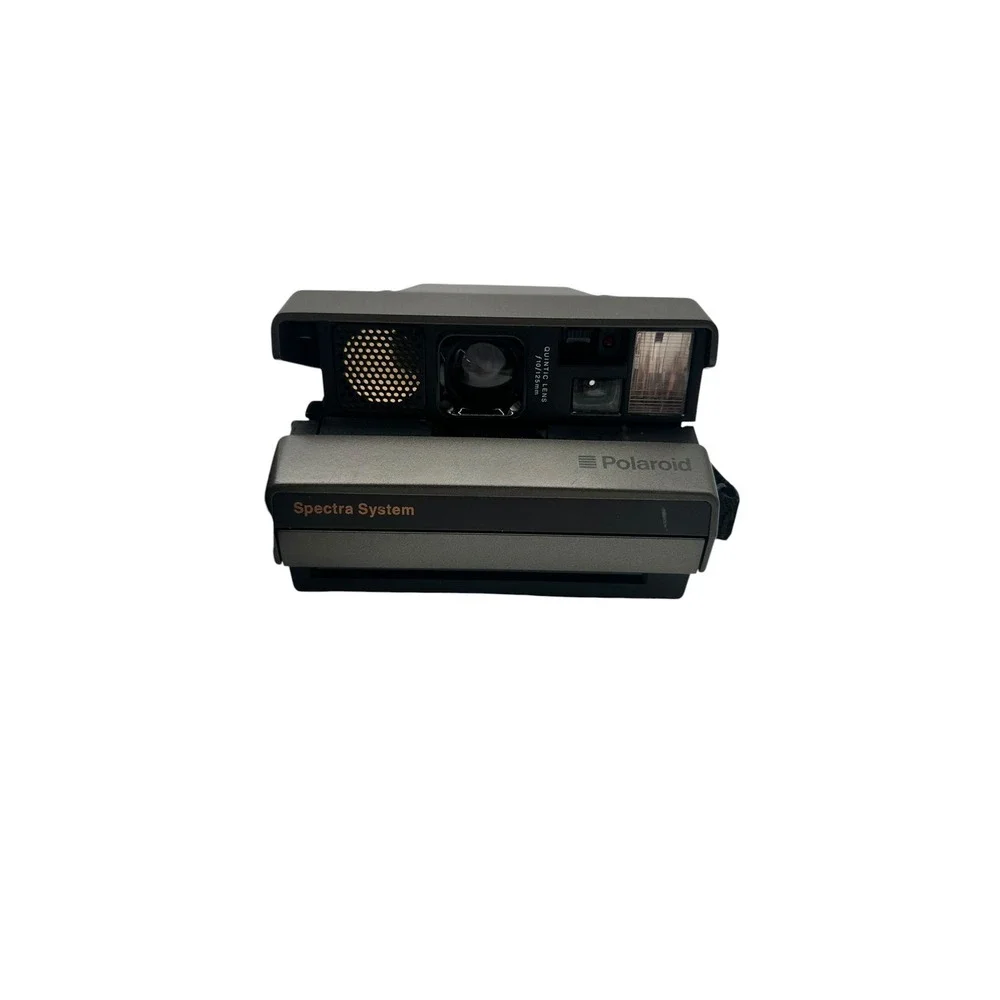 Lot of 3 Polaroid Spectra 2 & Spectra System Vintage Instant Film Cameras Gray